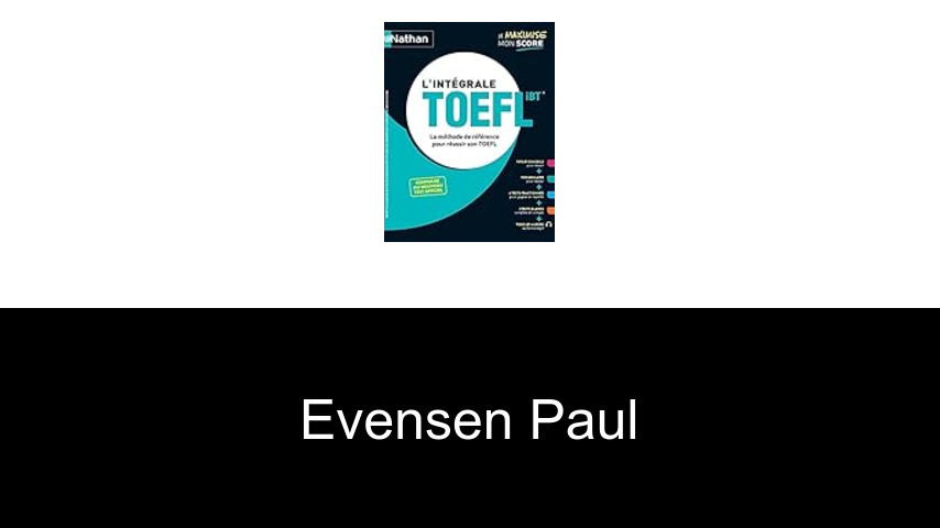 livres de Evensen Paul