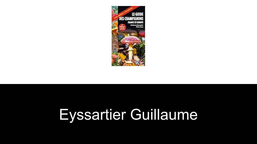 livres de Eyssartier Guillaume
