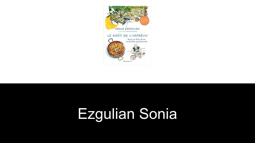 livres de Ezgulian Sonia
