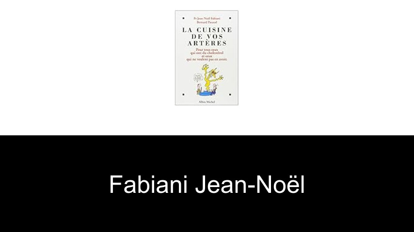 livres de Fabiani Jean-Noël