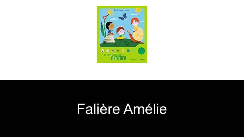 livres de Falière Amélie