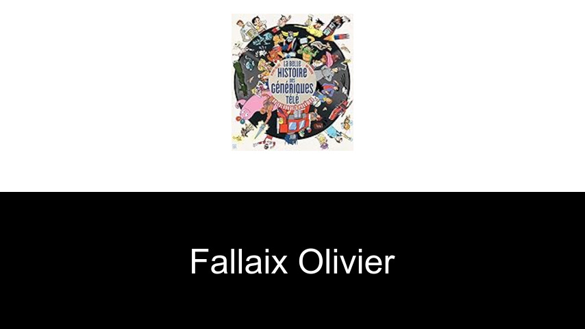 livres de Fallaix Olivier