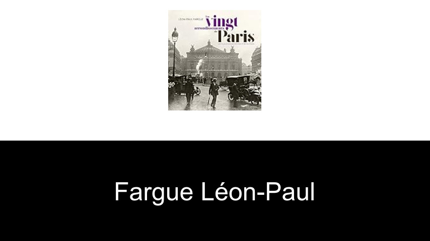 livres de Fargue Léon-Paul