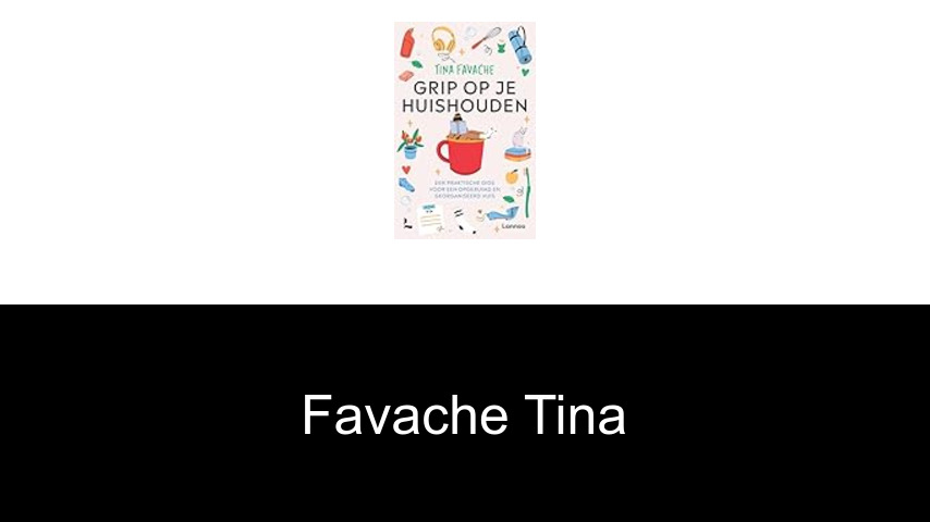 livres de Favache Tina