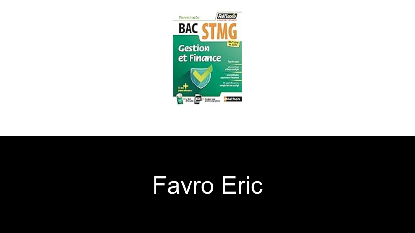 livres de Favro Eric
