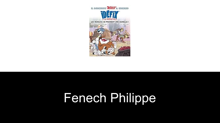 livres de Fenech Philippe