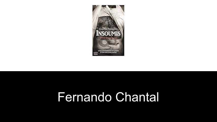 livres de Fernando Chantal