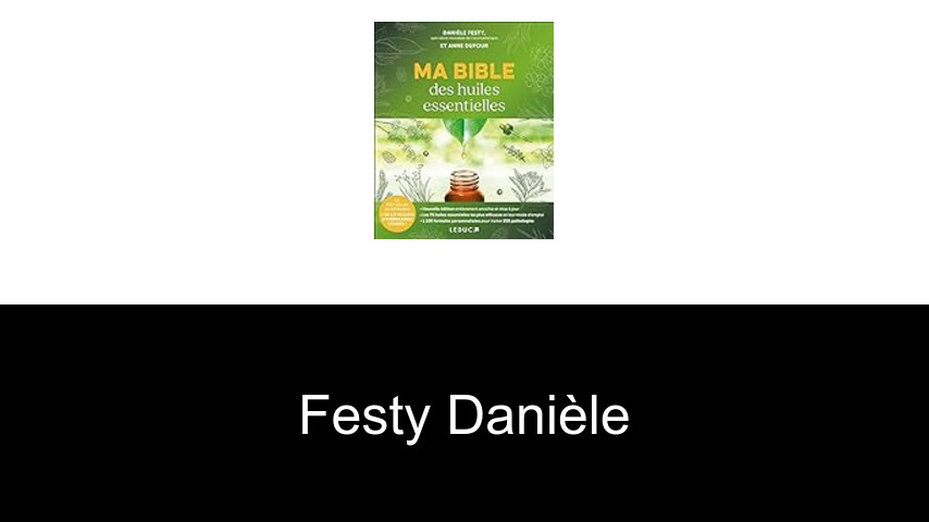 livres de Festy Danièle