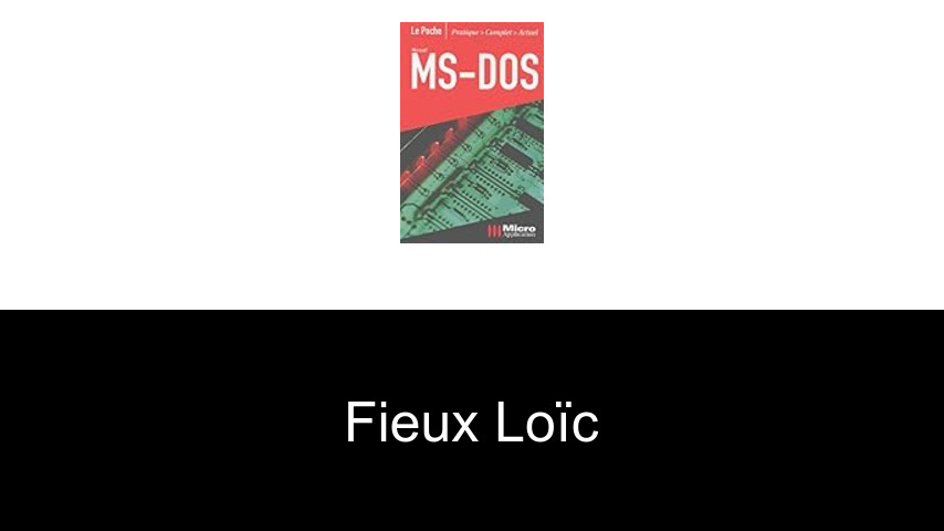 livres de Fieux Loïc