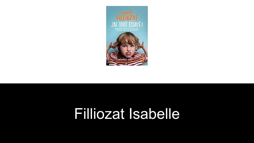livres de Filliozat Isabelle