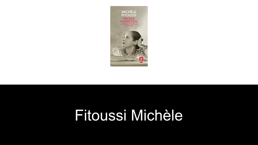 livres de Fitoussi Michèle