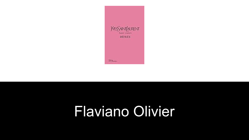 livres de Flaviano Olivier