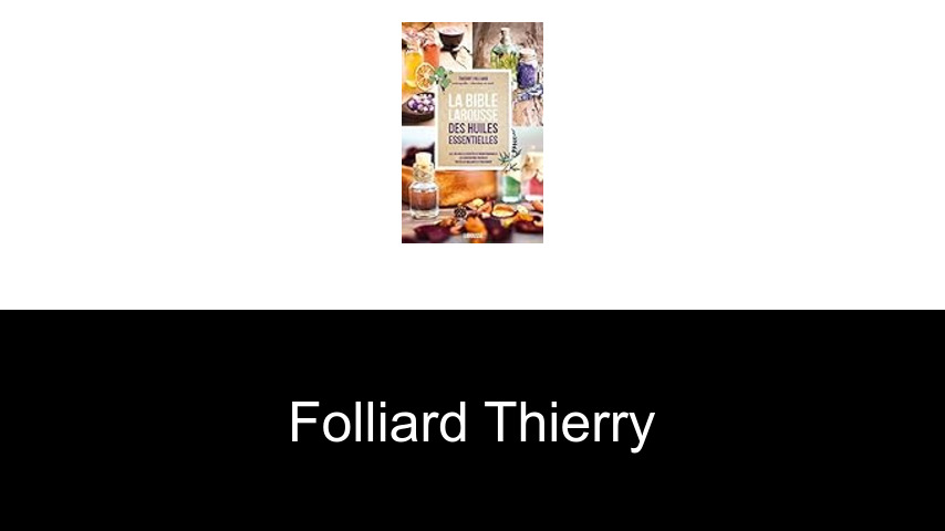 livres de Folliard Thierry