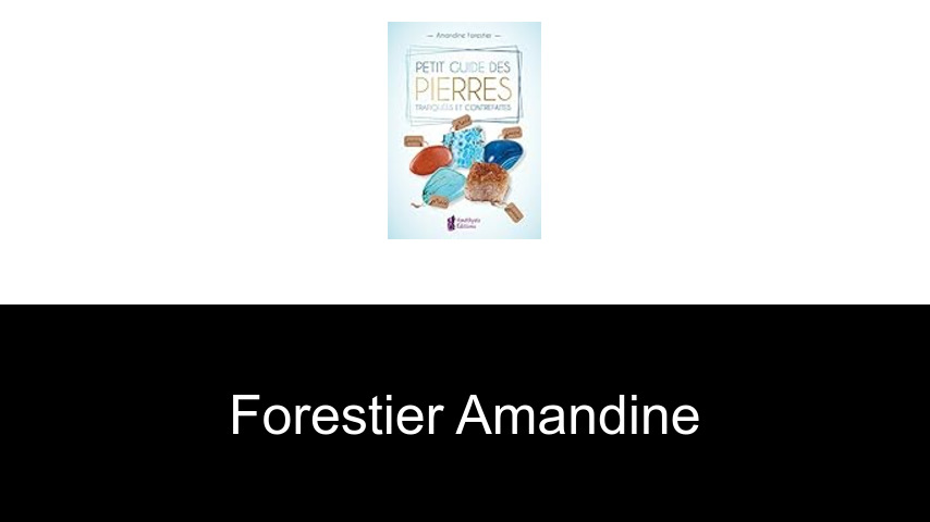 livres de Forestier Amandine