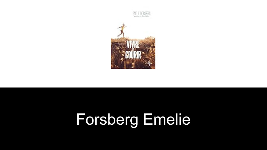 livres de Forsberg Emelie