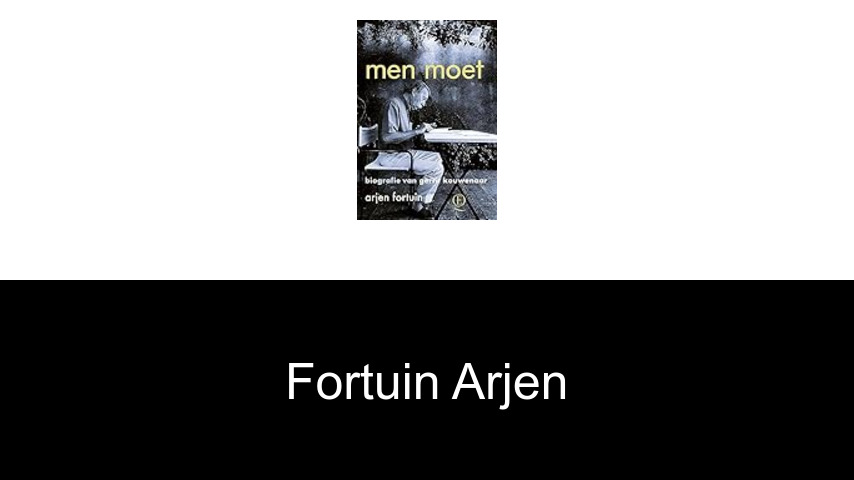 livres de Fortuin Arjen