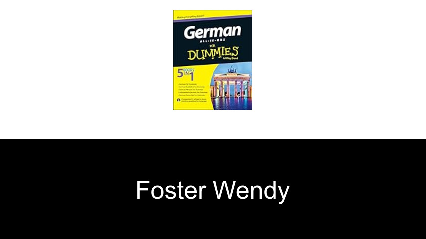 livres de Foster Wendy