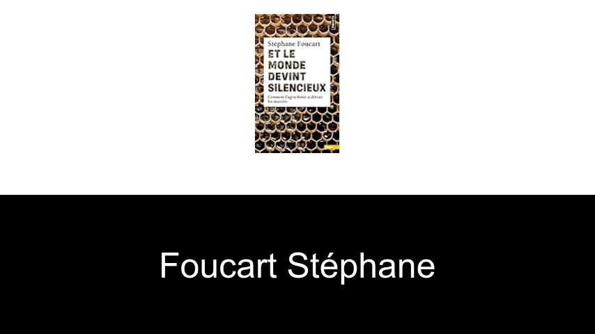 livres de Foucart Stéphane