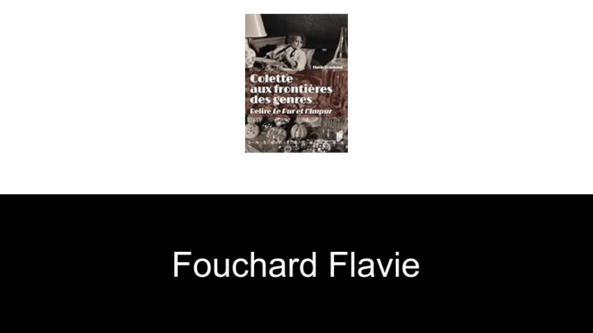 livres de Fouchard Flavie