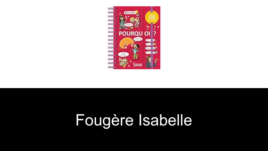 livres de Fougère Isabelle