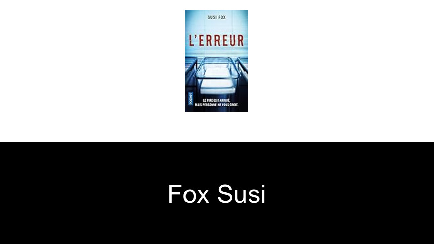 livres de Fox Susi