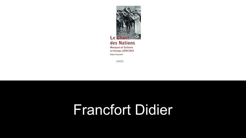 livres de Francfort Didier