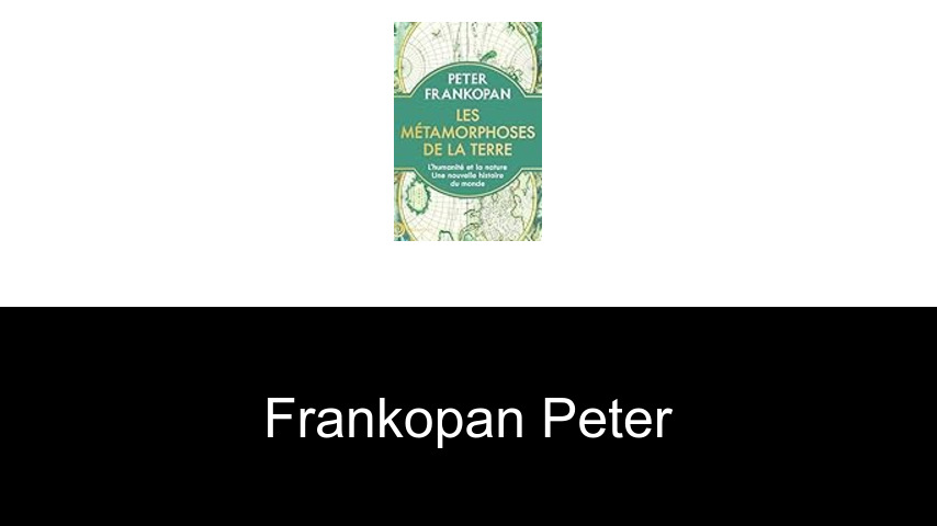 livres de Frankopan Peter