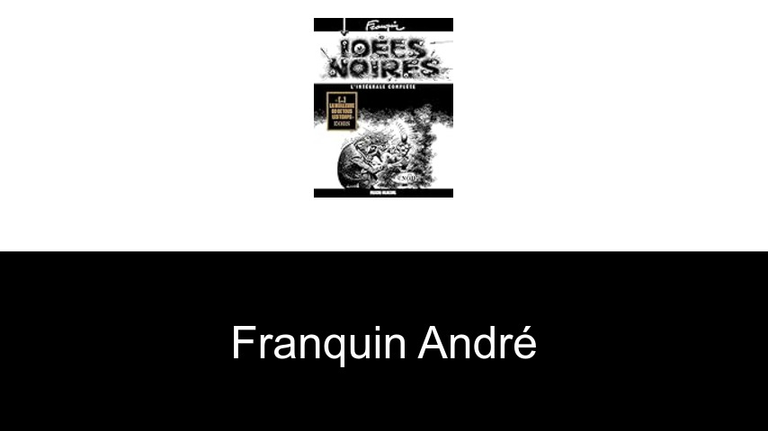 livres de Franquin André