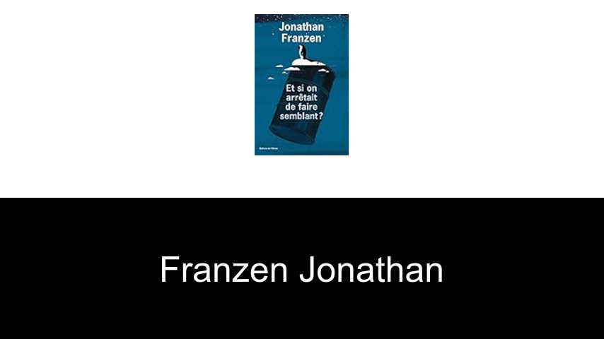 livres de Franzen Jonathan