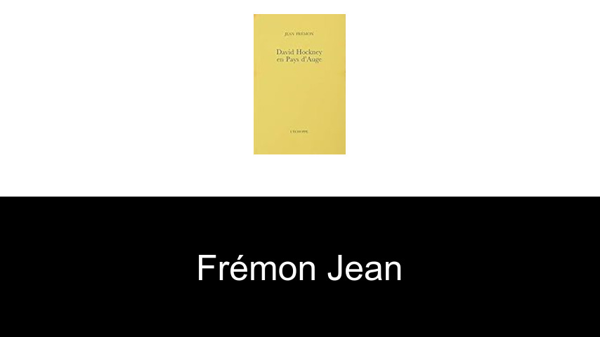 livres de Frémon Jean