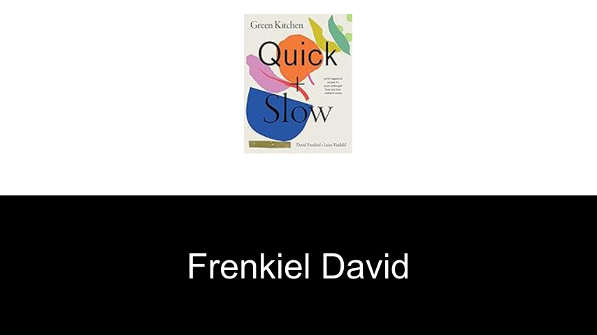 livres de Frenkiel David