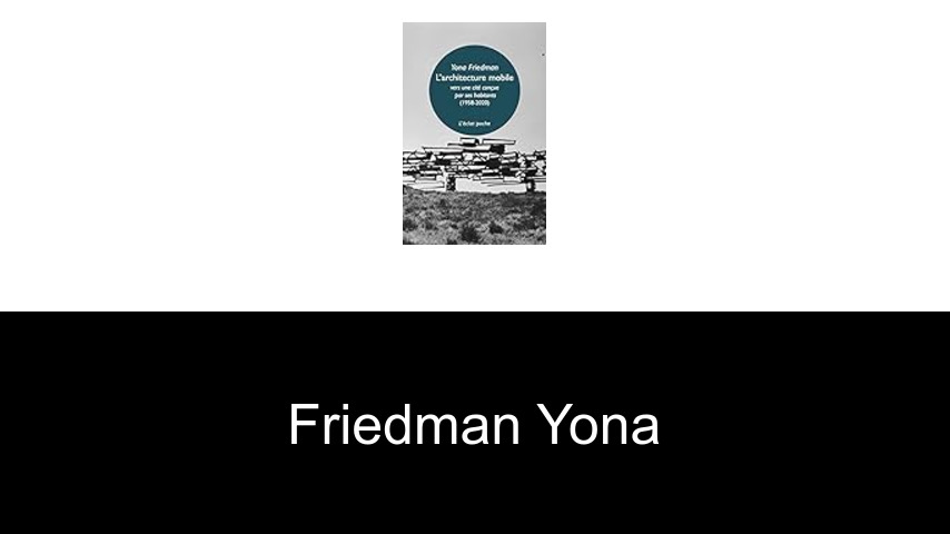 livres de Friedman Yona