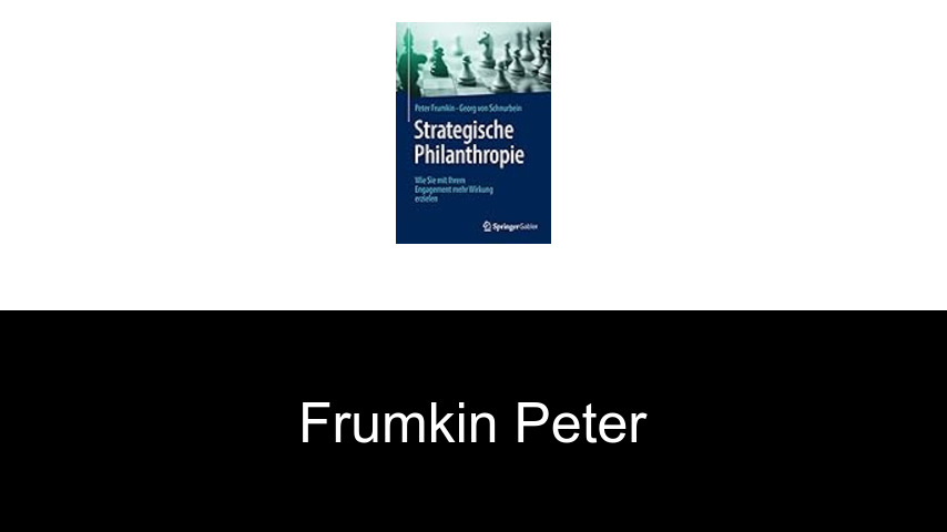 livres de Frumkin Peter