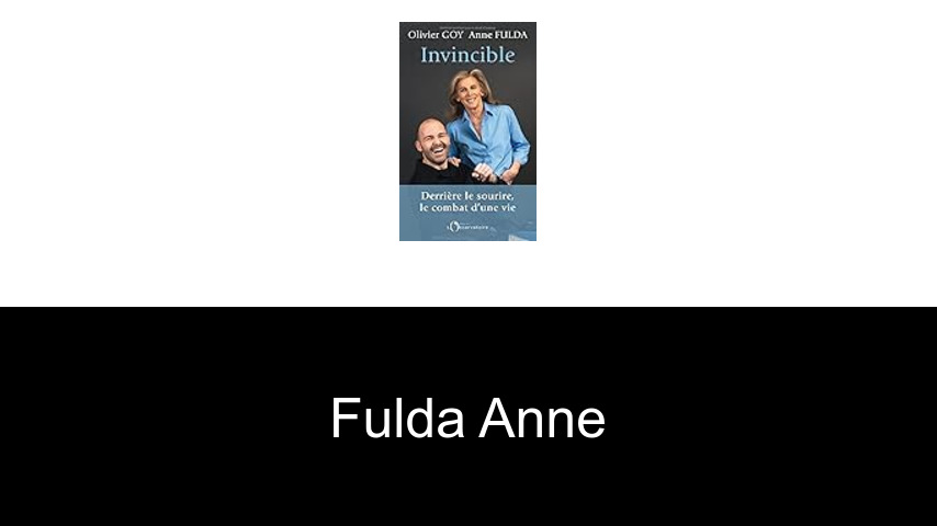 livres de Fulda Anne