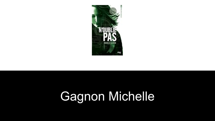 livres de Gagnon Michelle