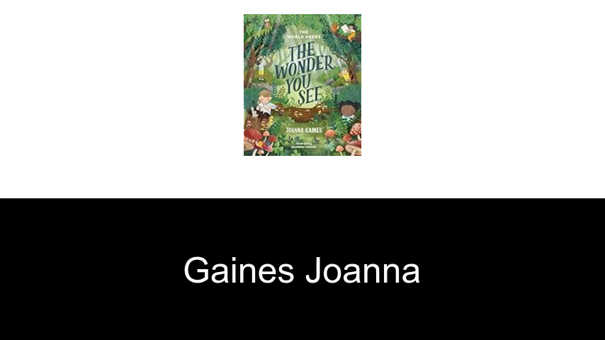 livres de Gaines Joanna