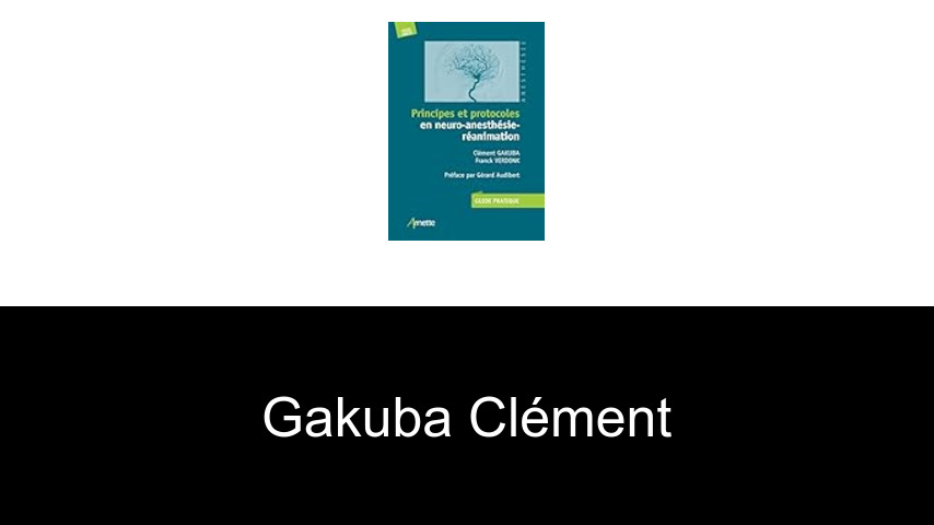 livres de Gakuba Clément