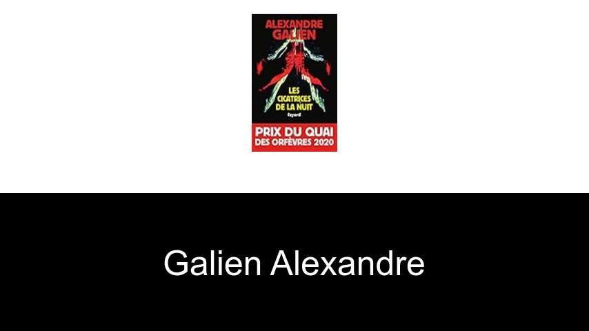 livres de Galien Alexandre
