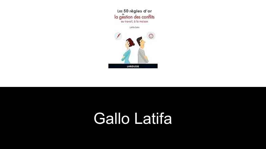 livres de Gallo Latifa
