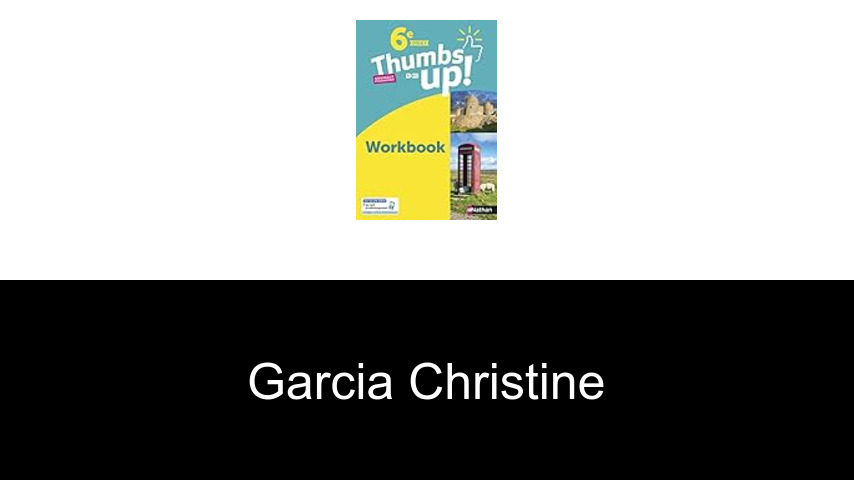 livres de Garcia Christine
