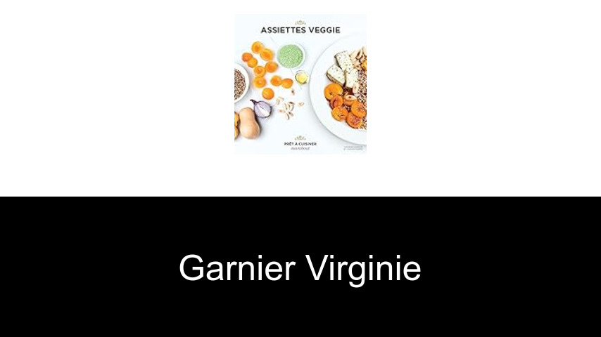 livres de Garnier Virginie