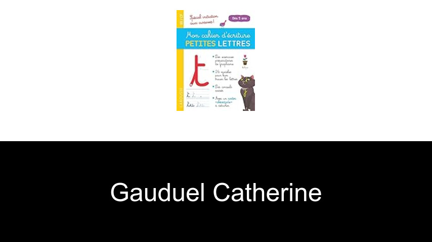 livres de Gauduel Catherine