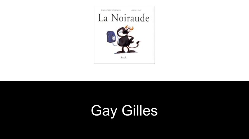 livres de Gay Gilles