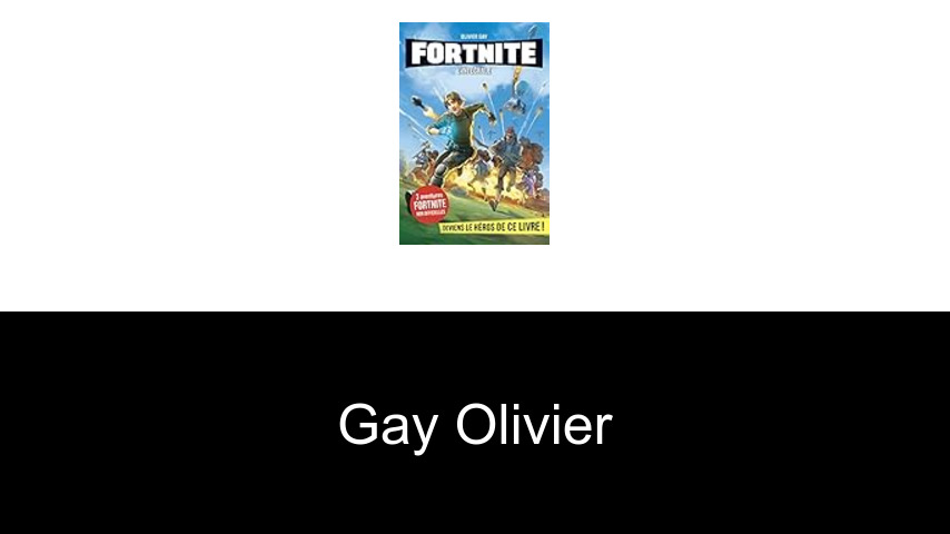 livres de Gay Olivier