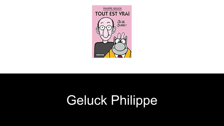 livres de Geluck Philippe