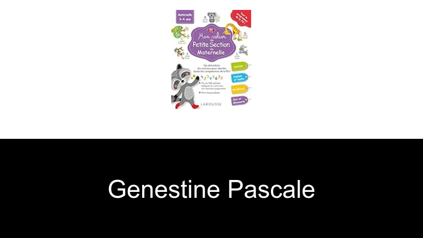 livres de Genestine Pascale