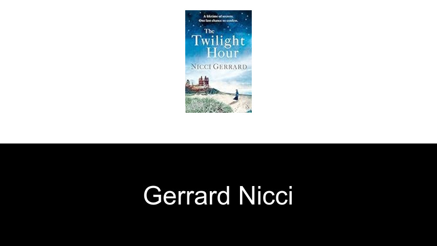 livres de Gerrard Nicci