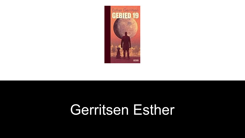 livres de Gerritsen Esther
