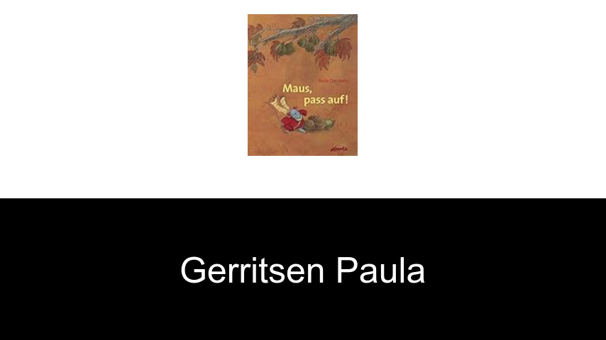 livres de Gerritsen Paula