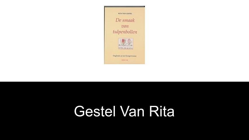 livres de Gestel van Rita